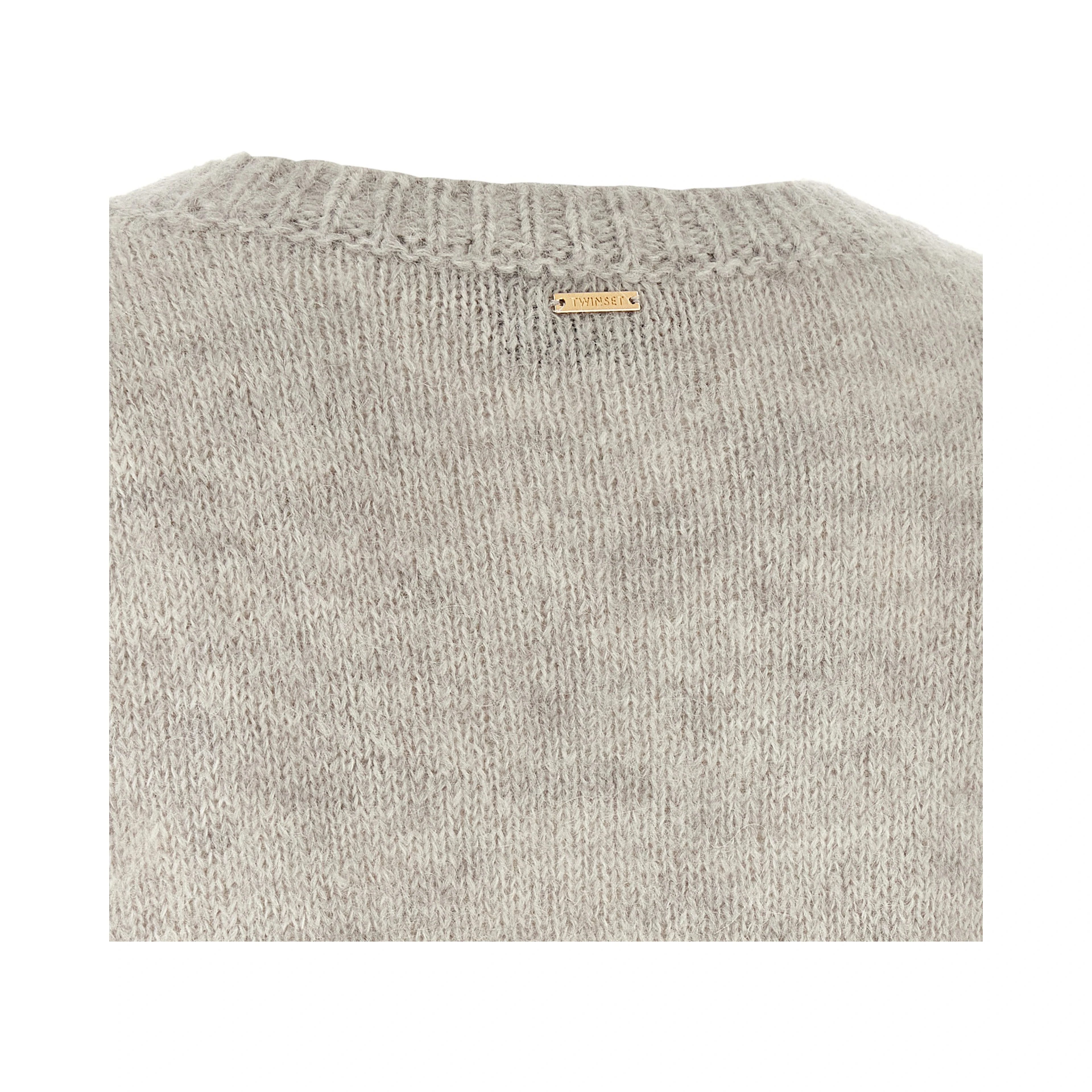 Gray Marabou Cardigan