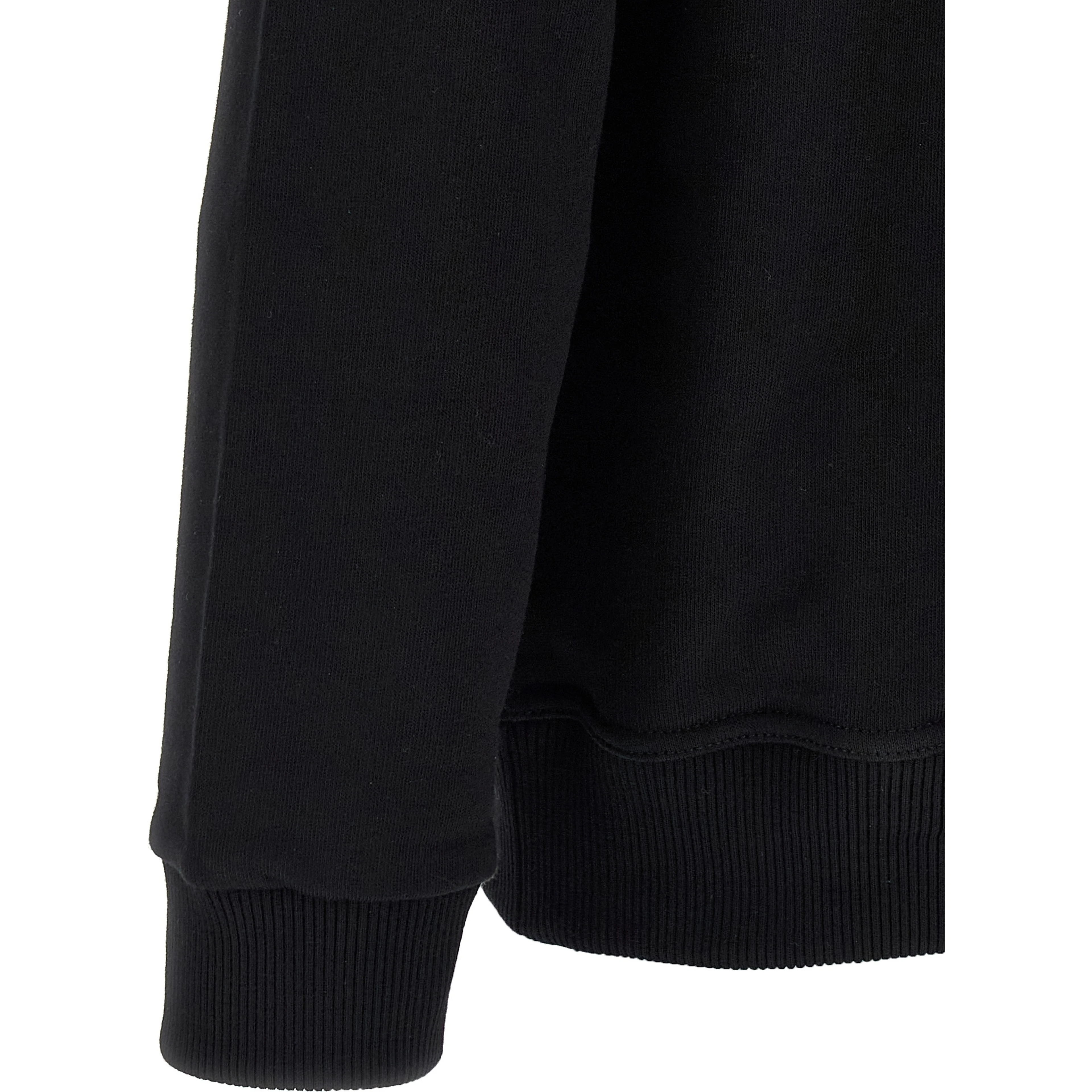 Black Cotton Sweatshirt