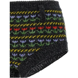 Gray Virgin Wool Bermuda Shorts