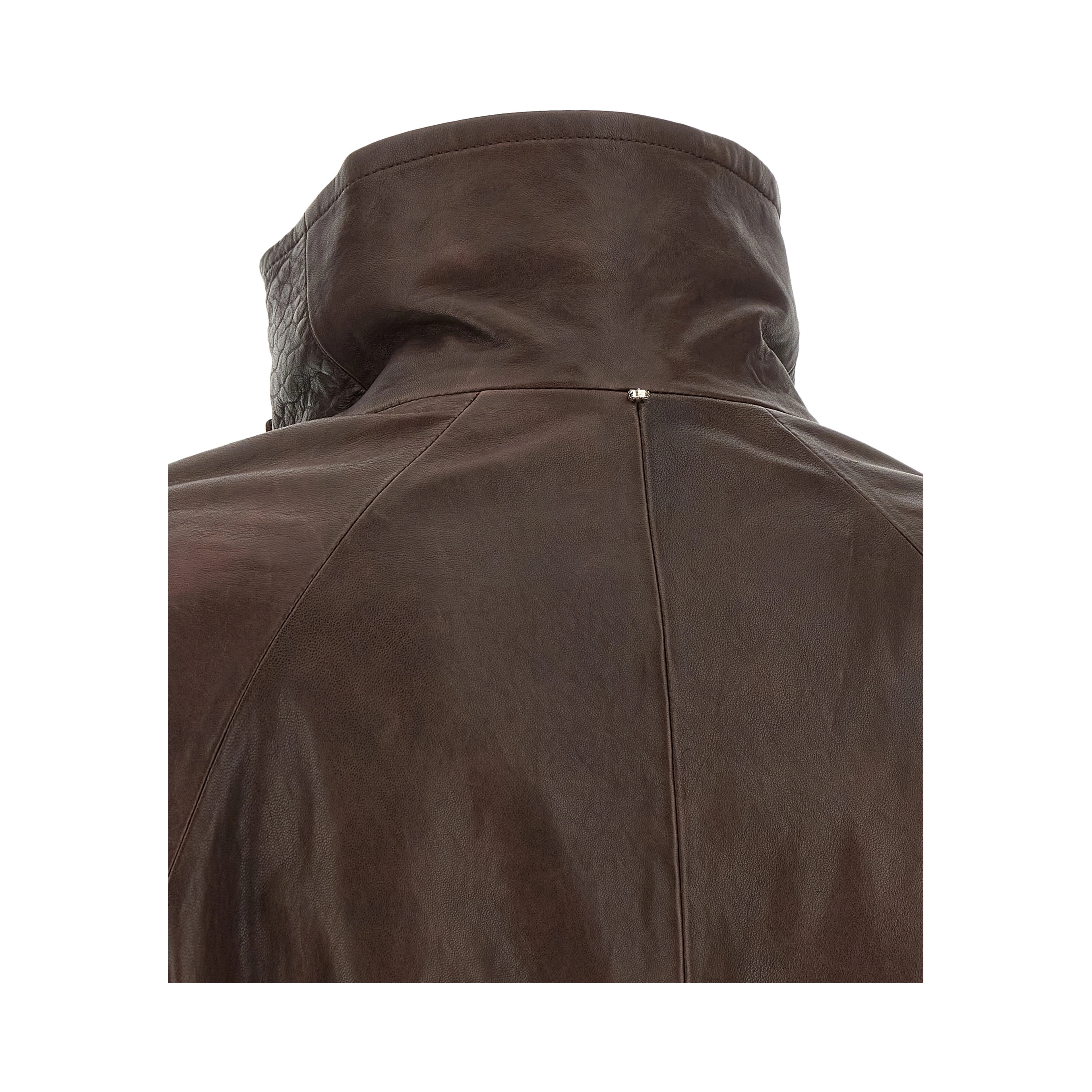 Brown Lamb Leather Leather Jacket