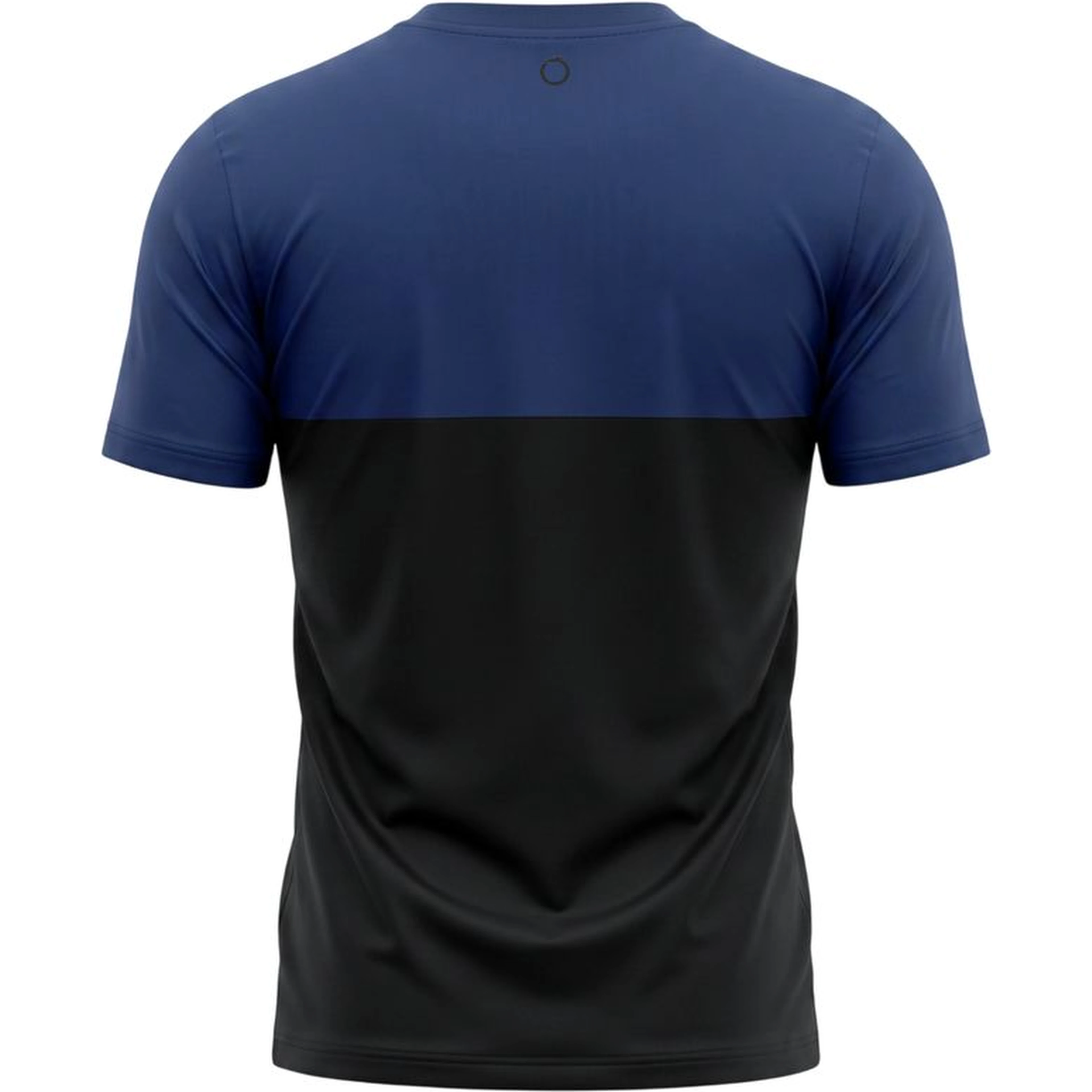 Blue Cotton Men T-Shirt