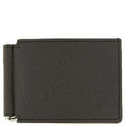 Brown Calfskin Money Clip