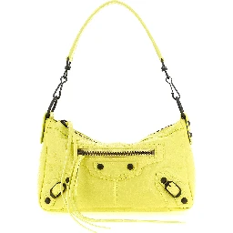 Multicolor Lamb Leather Shoulder Bag