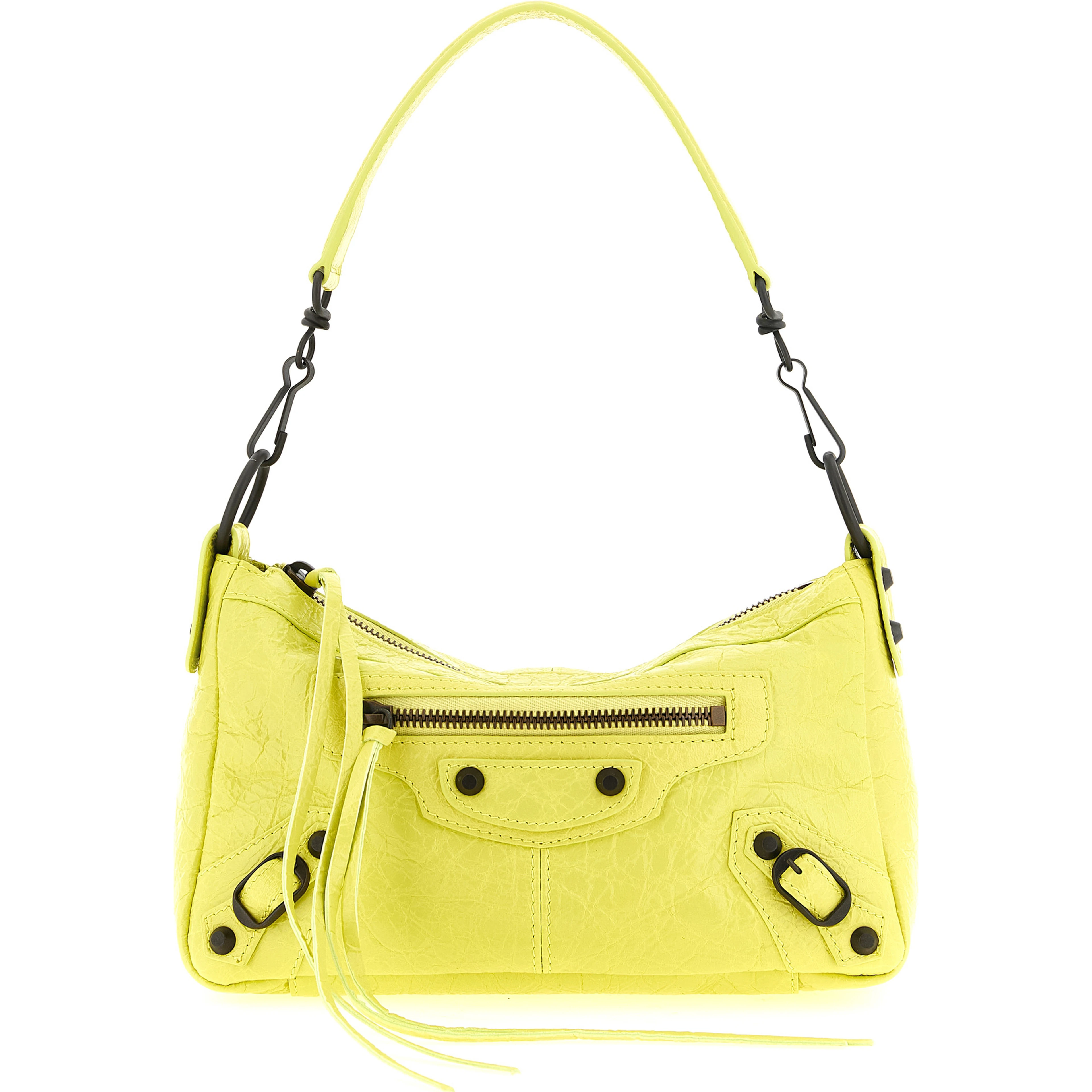 Multicolor Lamb Leather Shoulder Bag