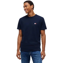 Blue Recycled Cotton T-Shirt