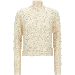 White Wool Cardigan