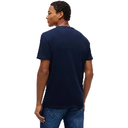 Blue Recycled Cotton T-Shirt