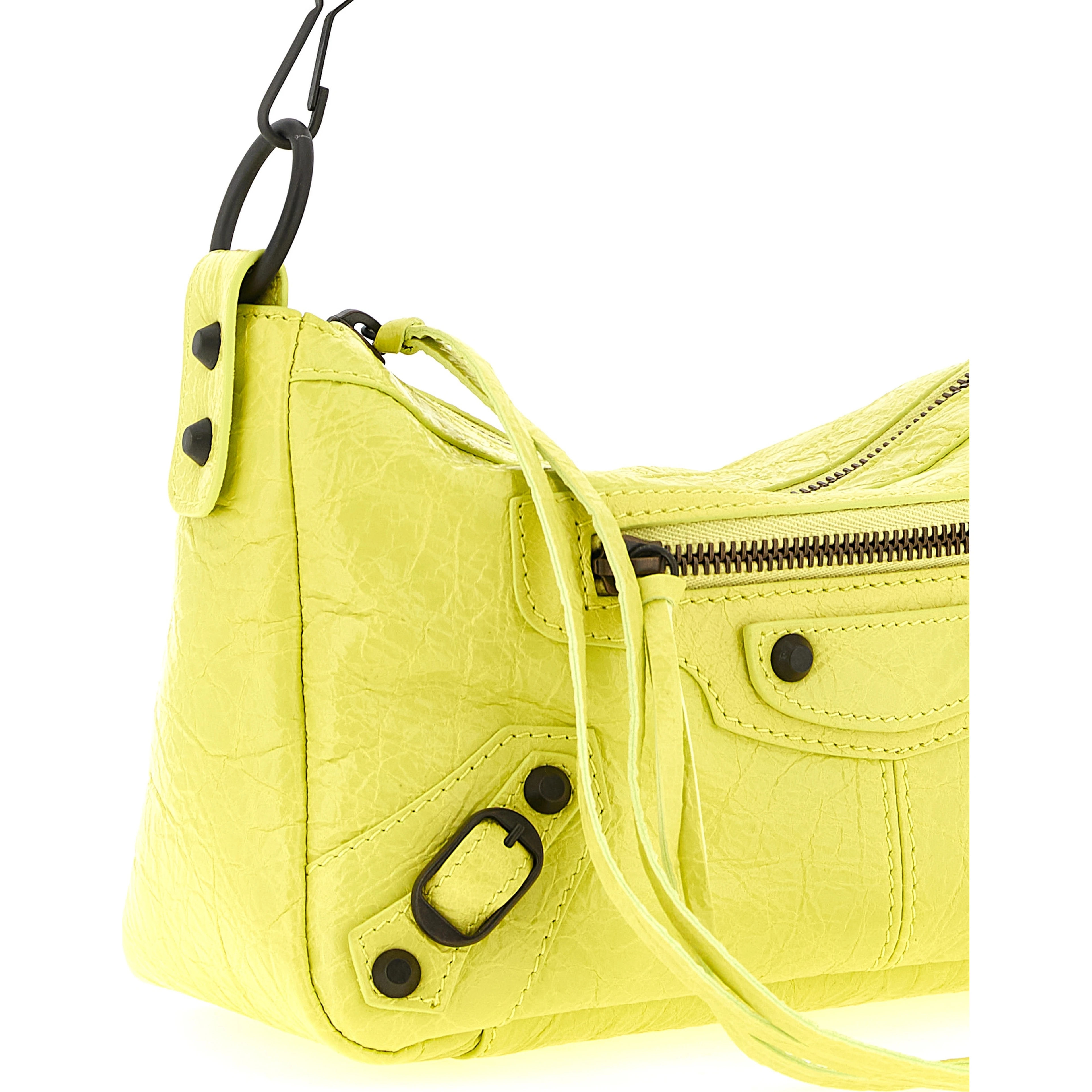 Multicolor Lamb Leather Shoulder Bag