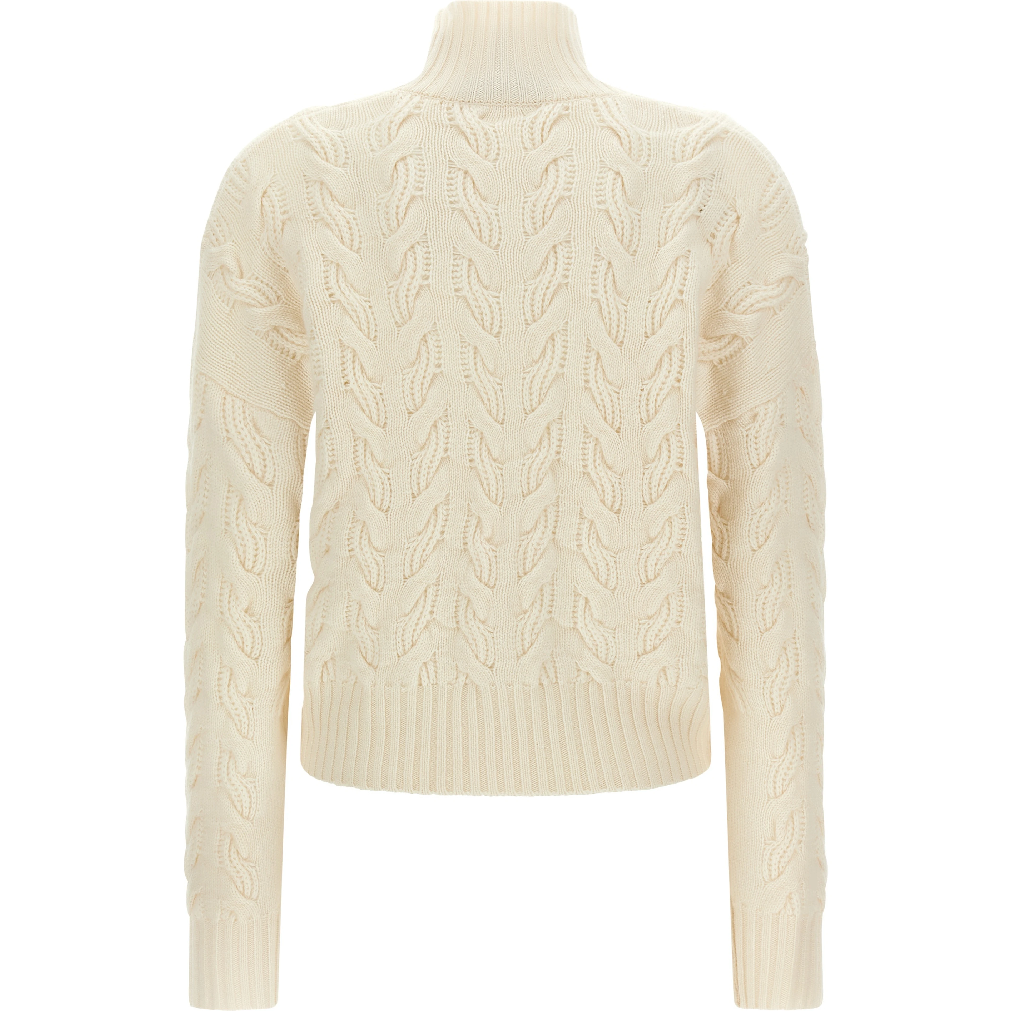White Wool Cardigan