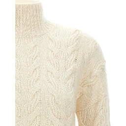 White Wool Cardigan