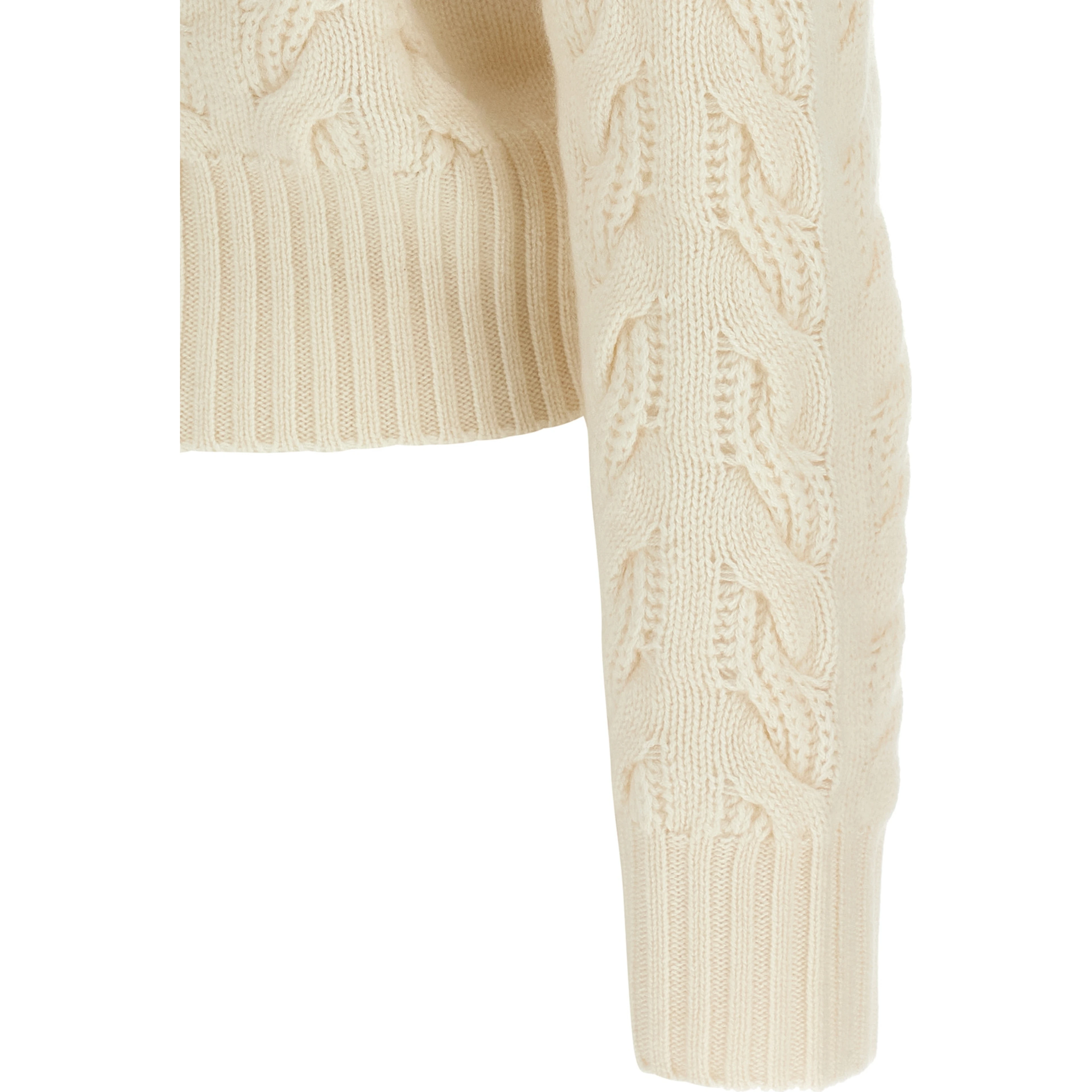 White Wool Cardigan