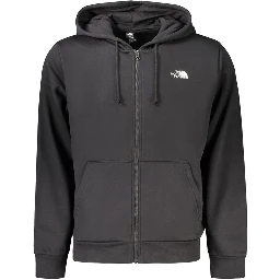 Black Cotton Men's Sweatshirt