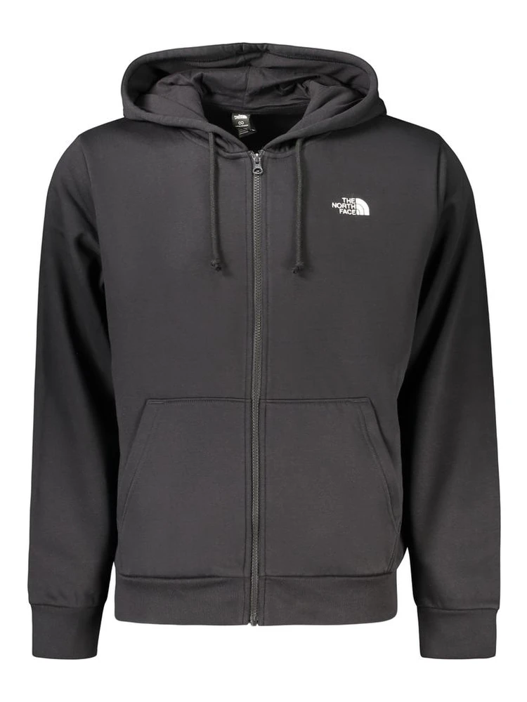 Black Cotton Men's Sweatshirt