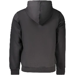 Black Cotton Men's Sweatshirt