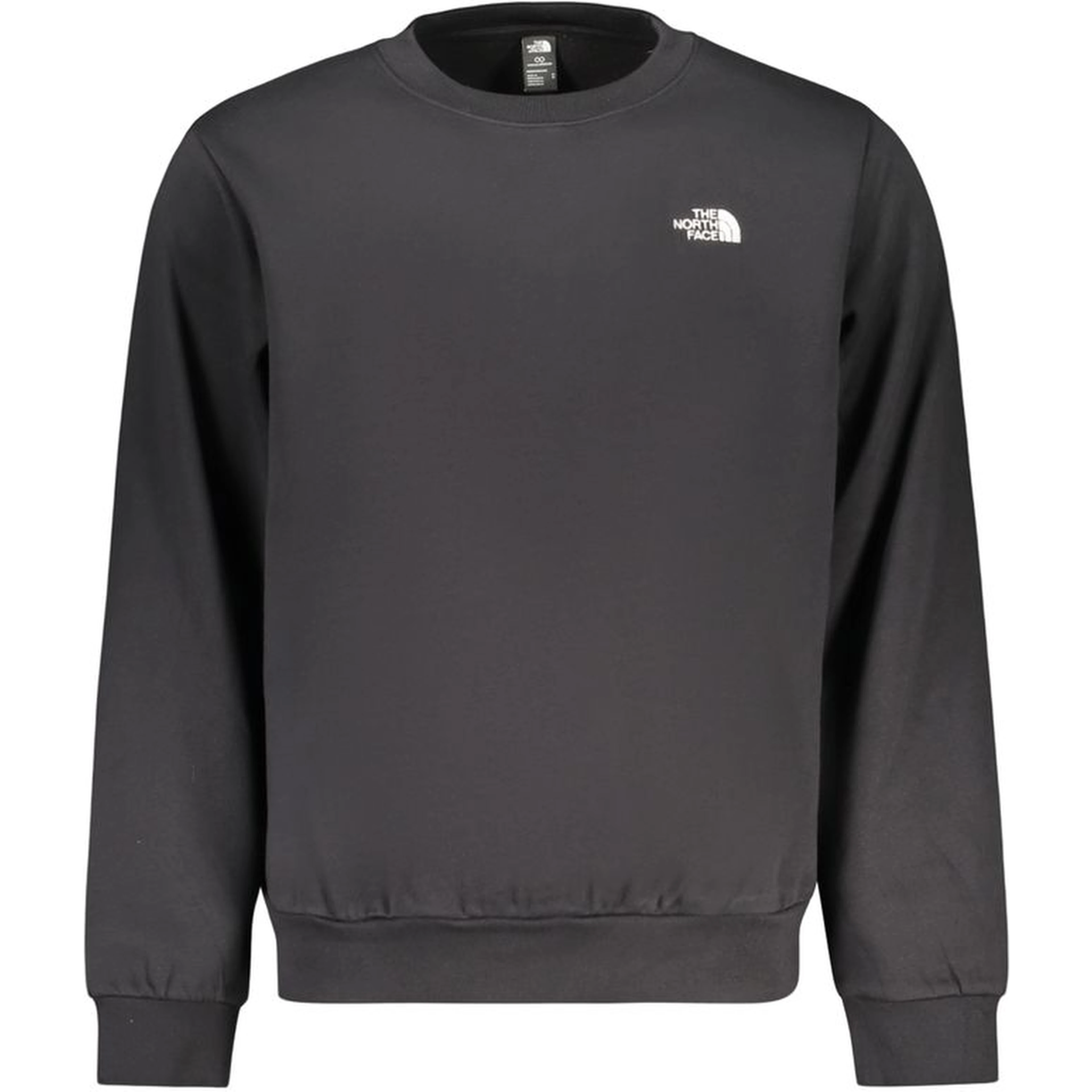 Black Cotton Men's Sweatshirt