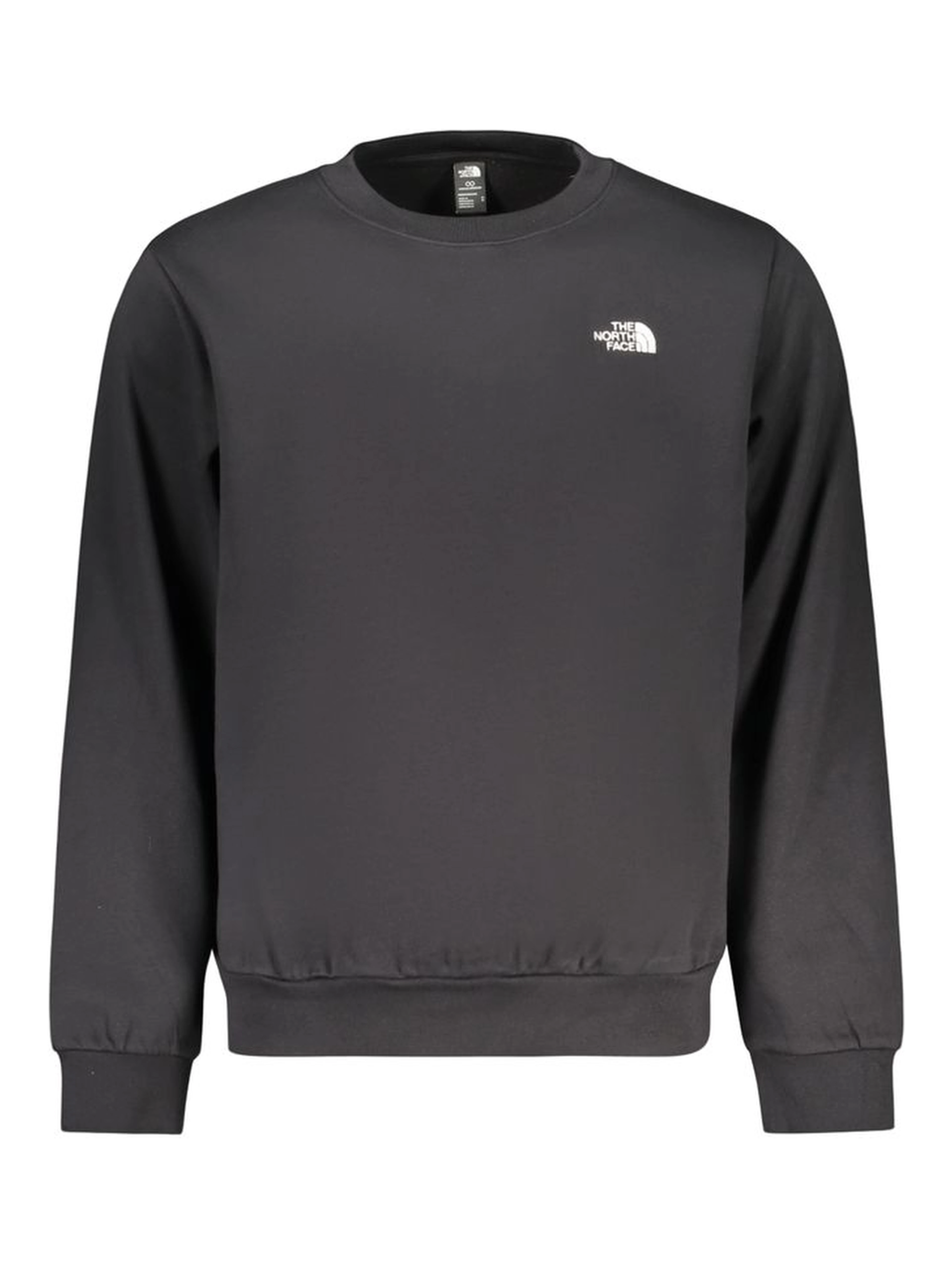 Black Cotton Men's Sweatshirt