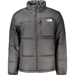 Black Polyester Men's Jacket