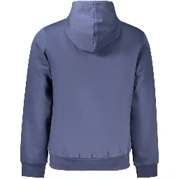 Blue Cotton Men's Sweatshirt