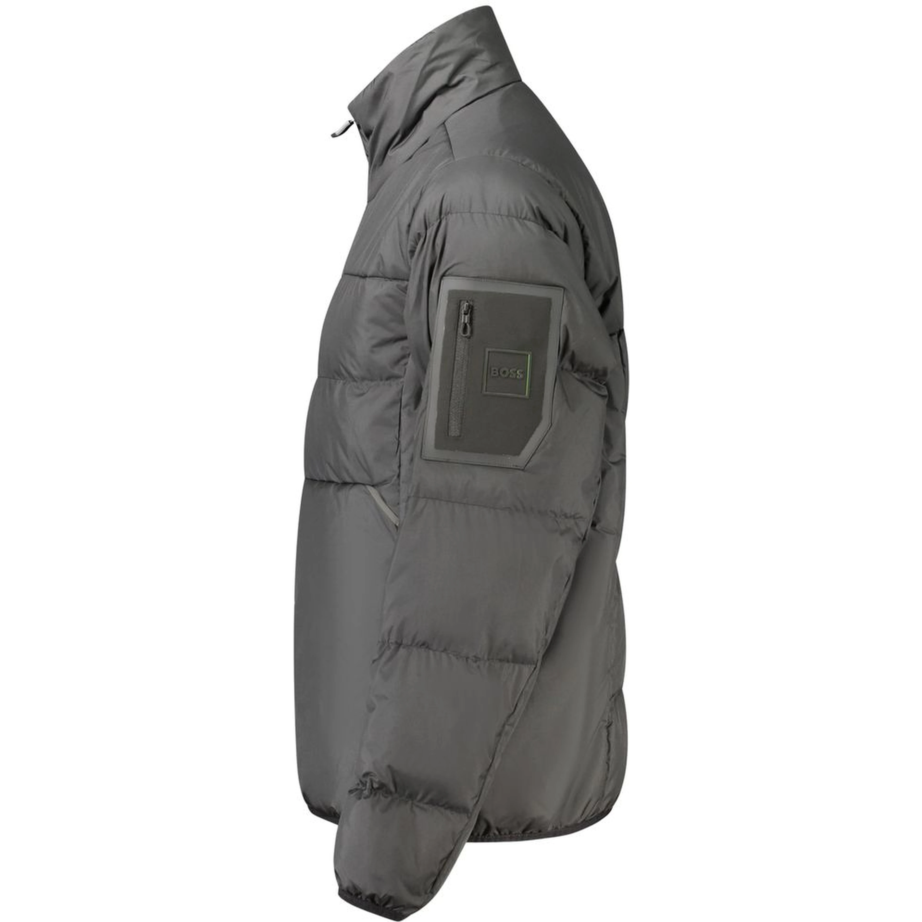 Black Polyester Men's Jacket