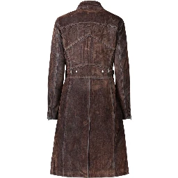 Brown Cotton Women's Jacket