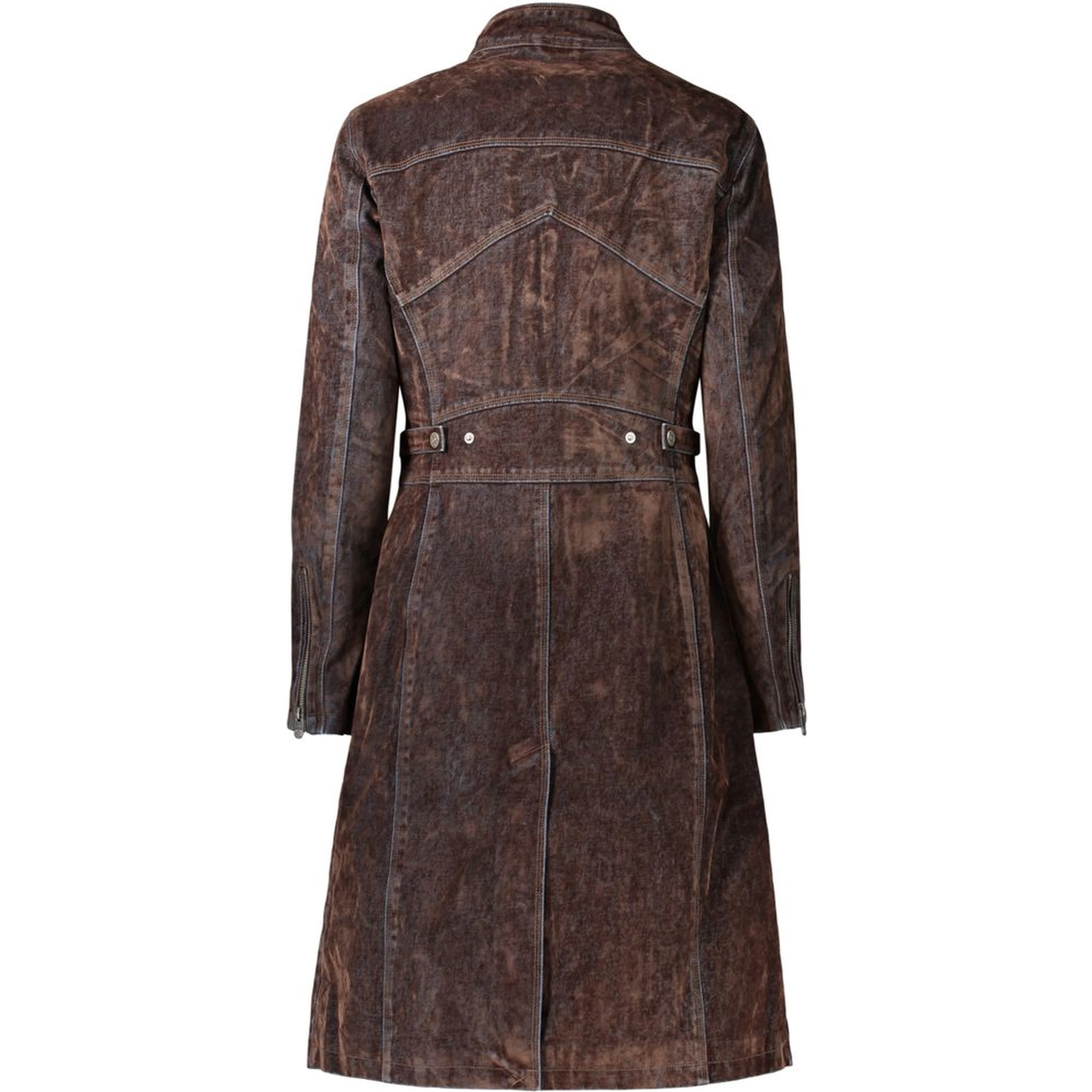 Brown Cotton Women's Jacket