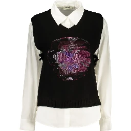 Black Cotton Women's Shirt