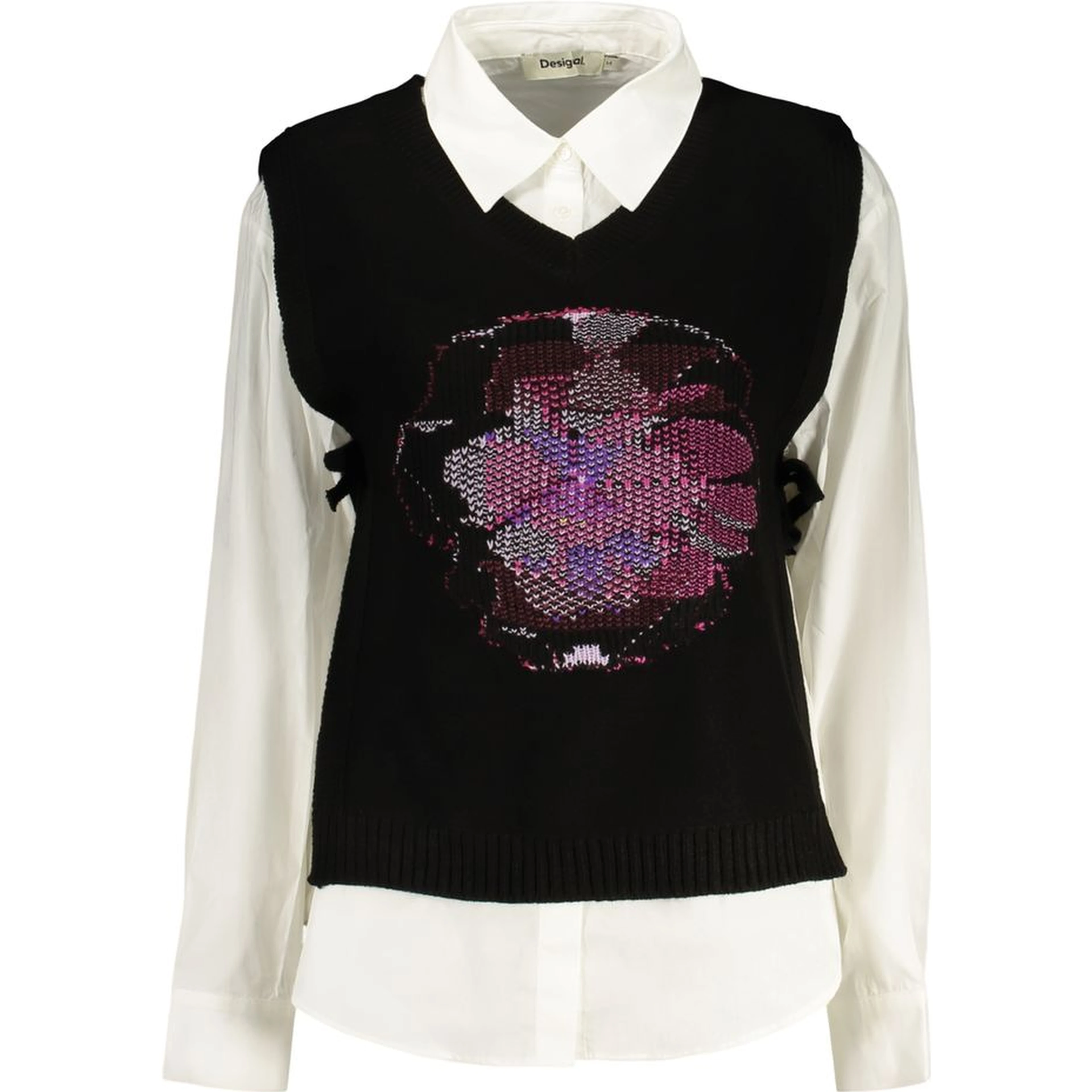 Black Cotton Women's Shirt