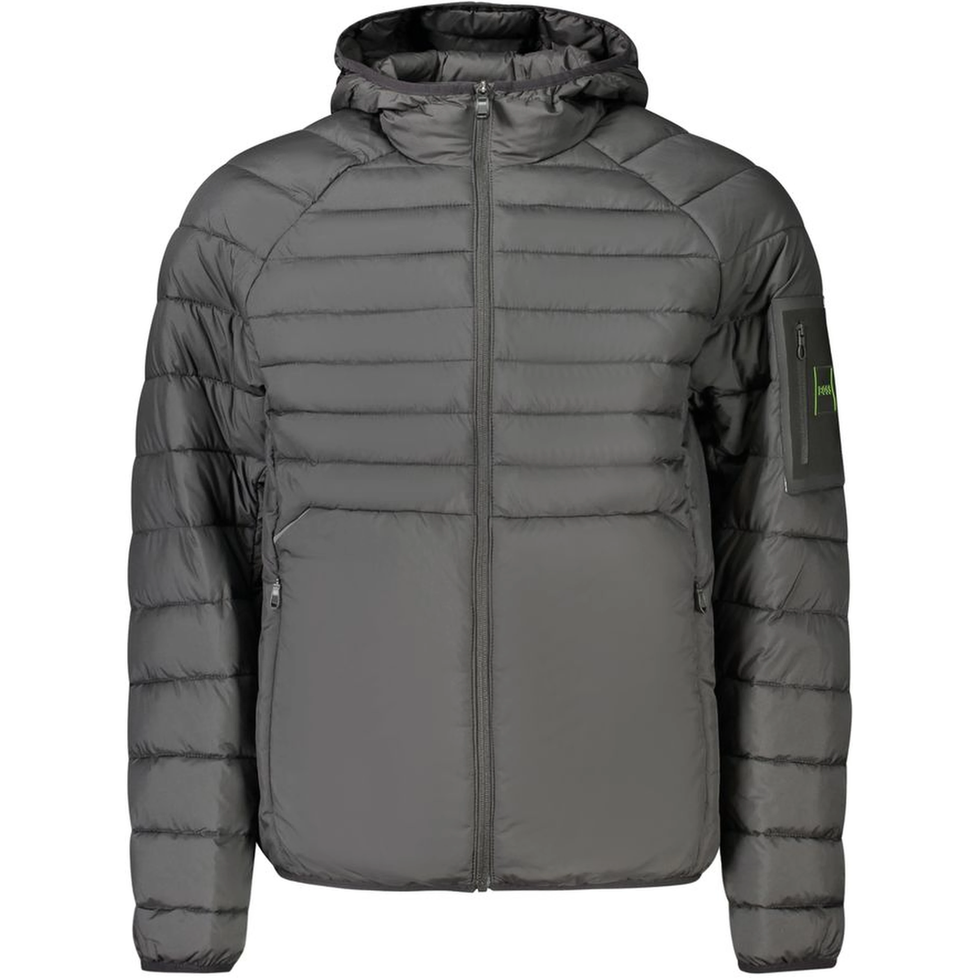 Black Polyester Men's Jacket
