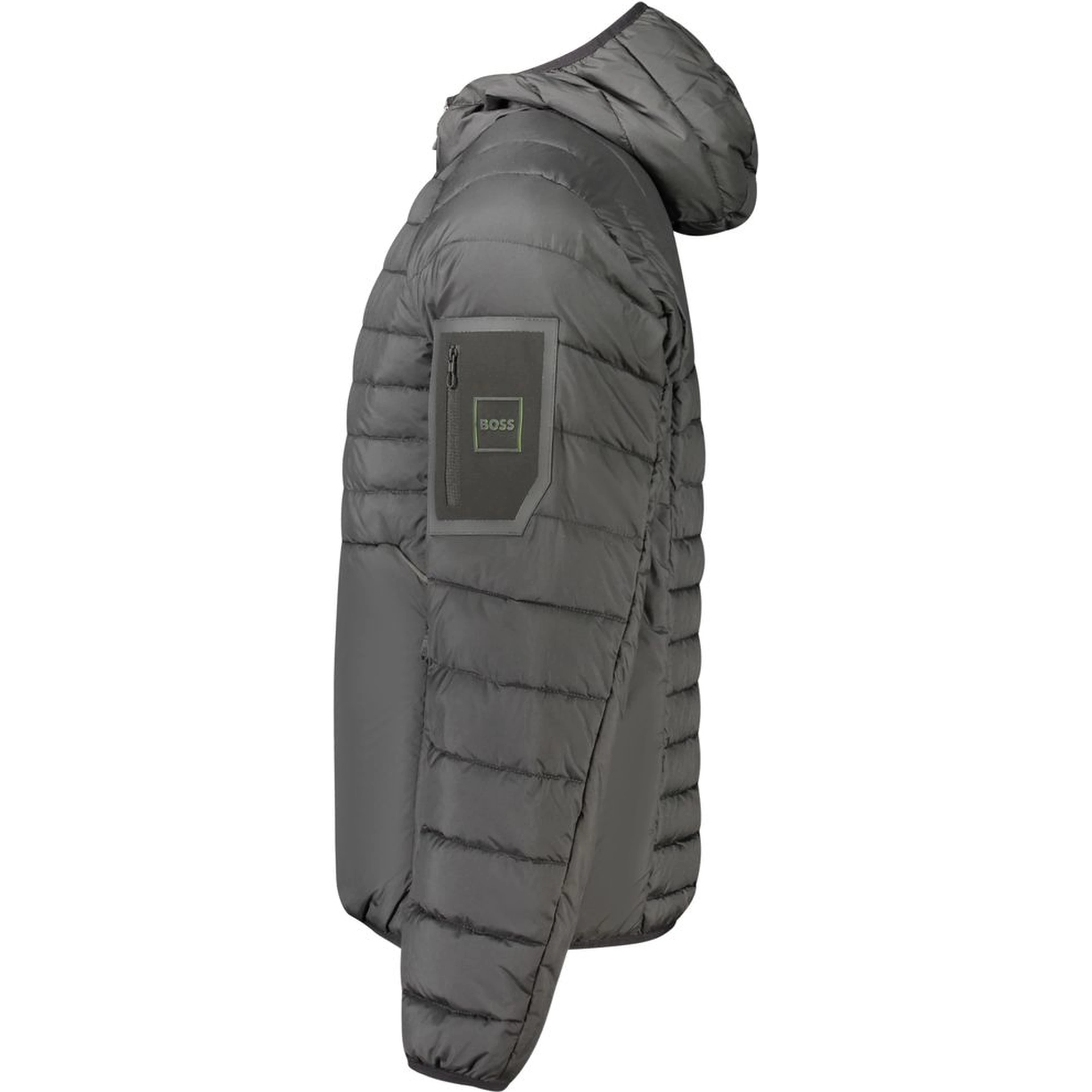 Black Polyester Men's Jacket