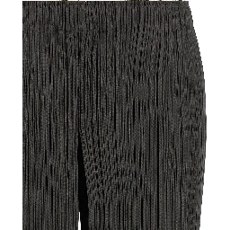 Gray Polyester Bermuda Shorts