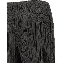 Gray Polyester Bermuda Shorts