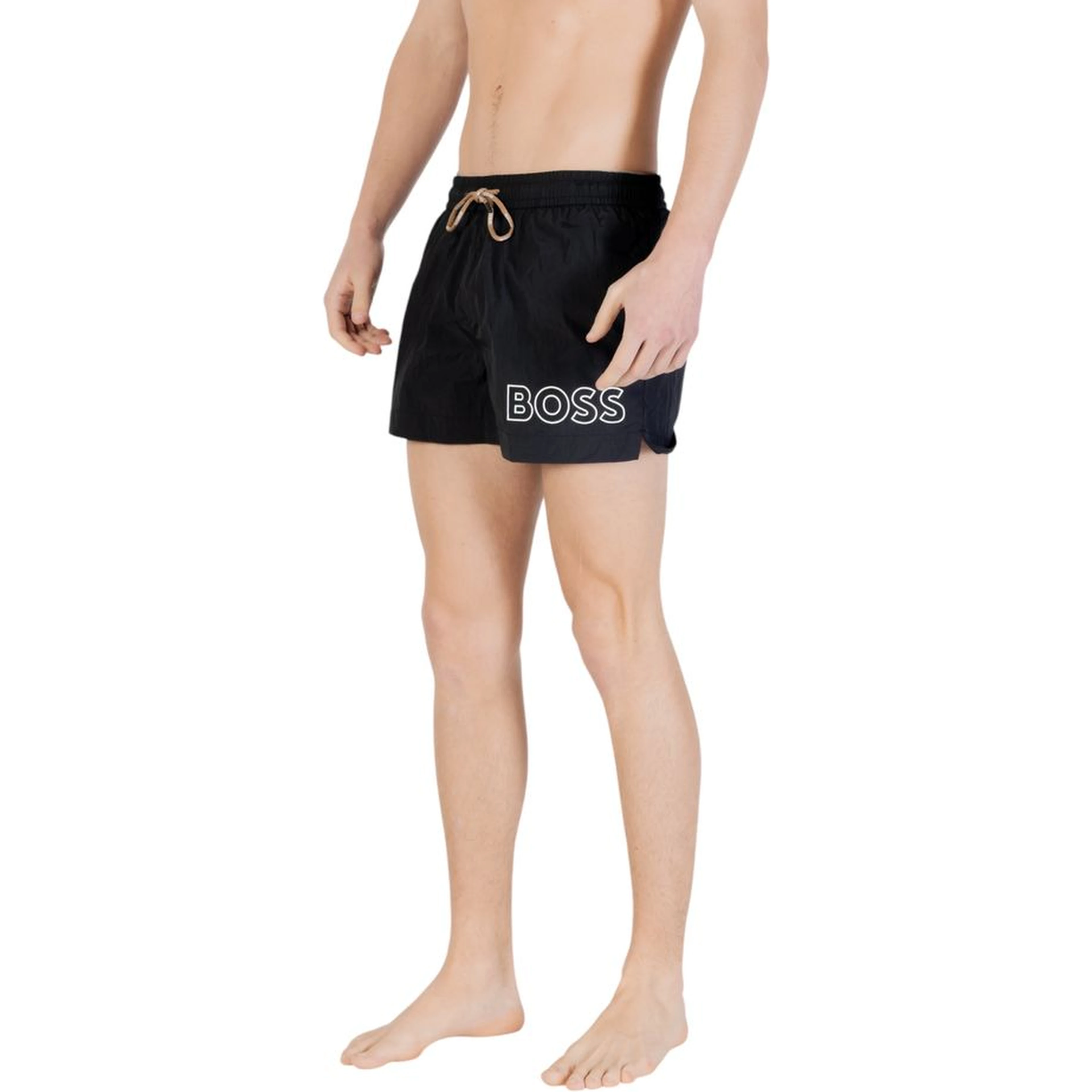 Bicolor Polyamide Swim Shorts