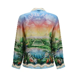 Multicolor Silk Pattern Shirt