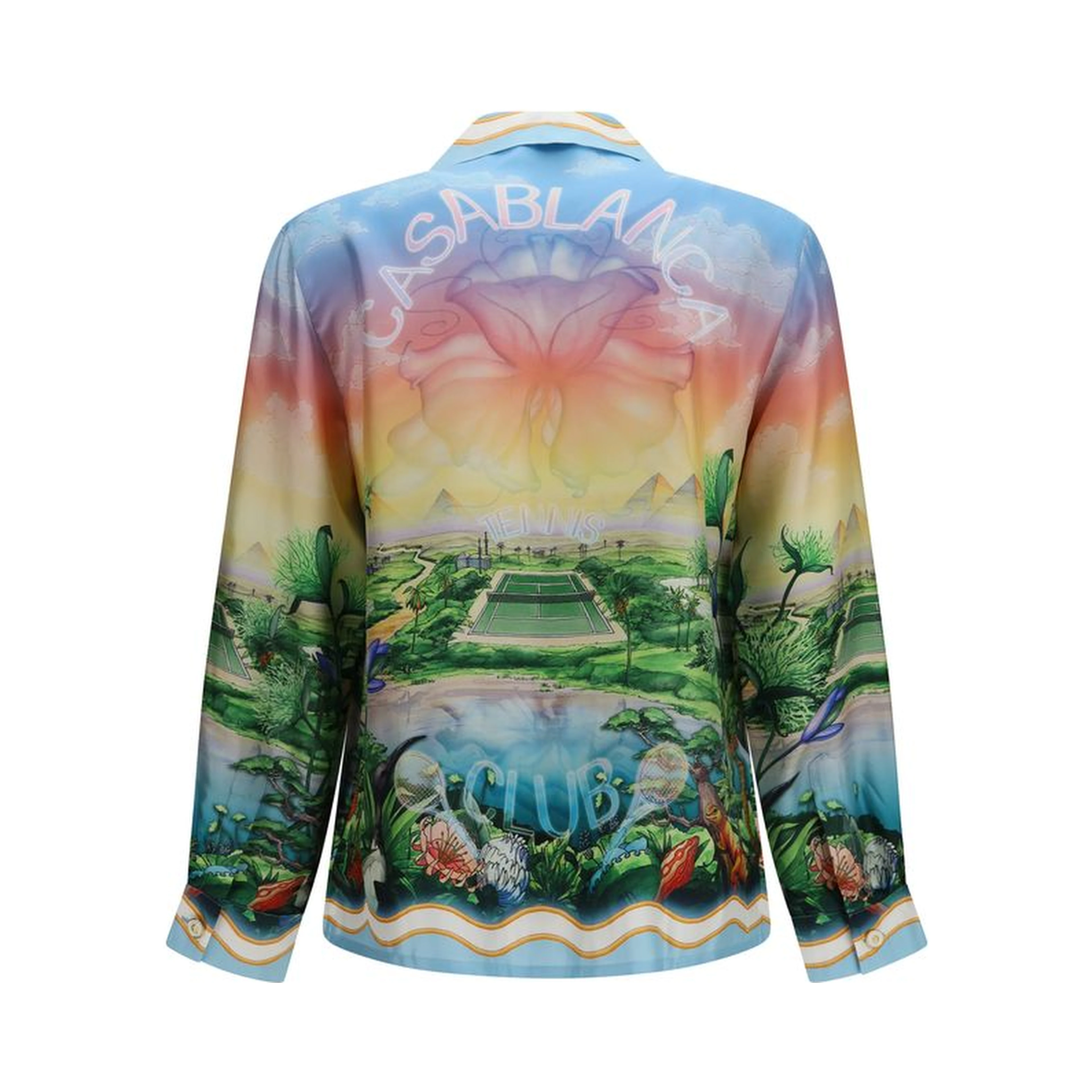 Multicolor Silk Pattern Shirt