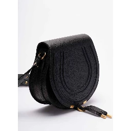 Marcie Saddle bag in grained leather