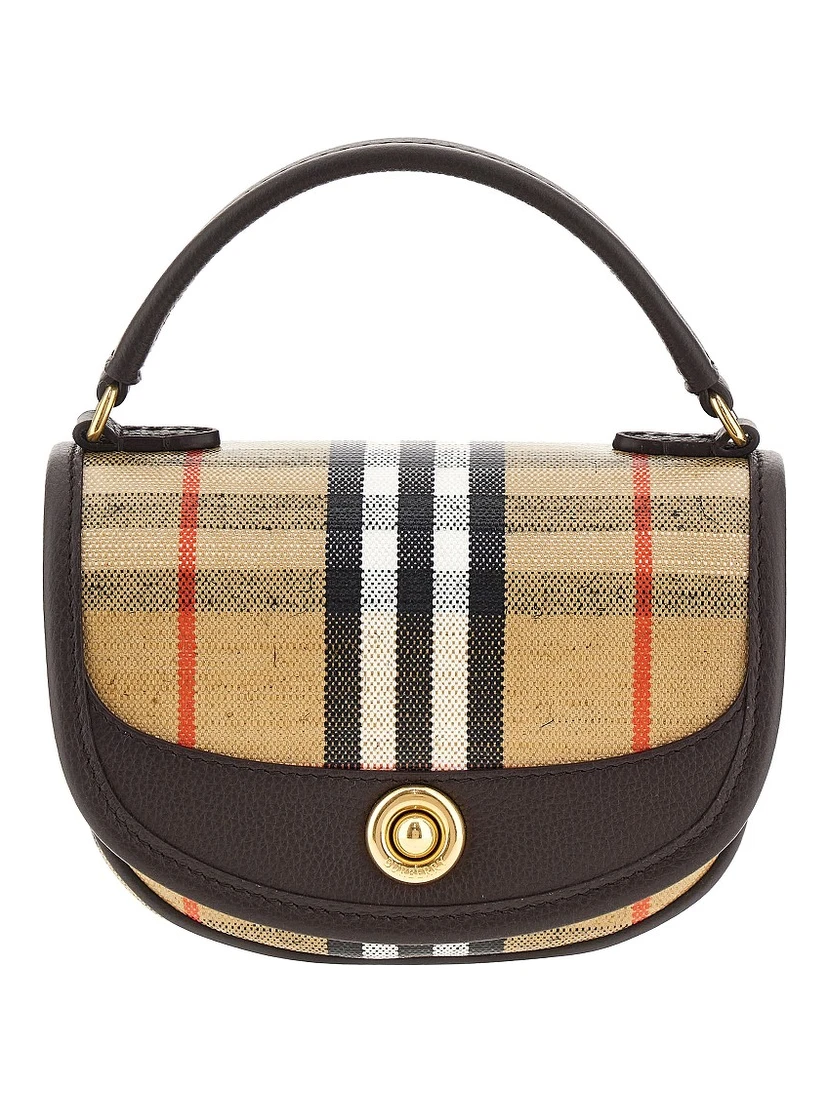 Coated canvas mini 'Highlands' bag