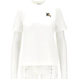 Knight Check embroidery T-shirt