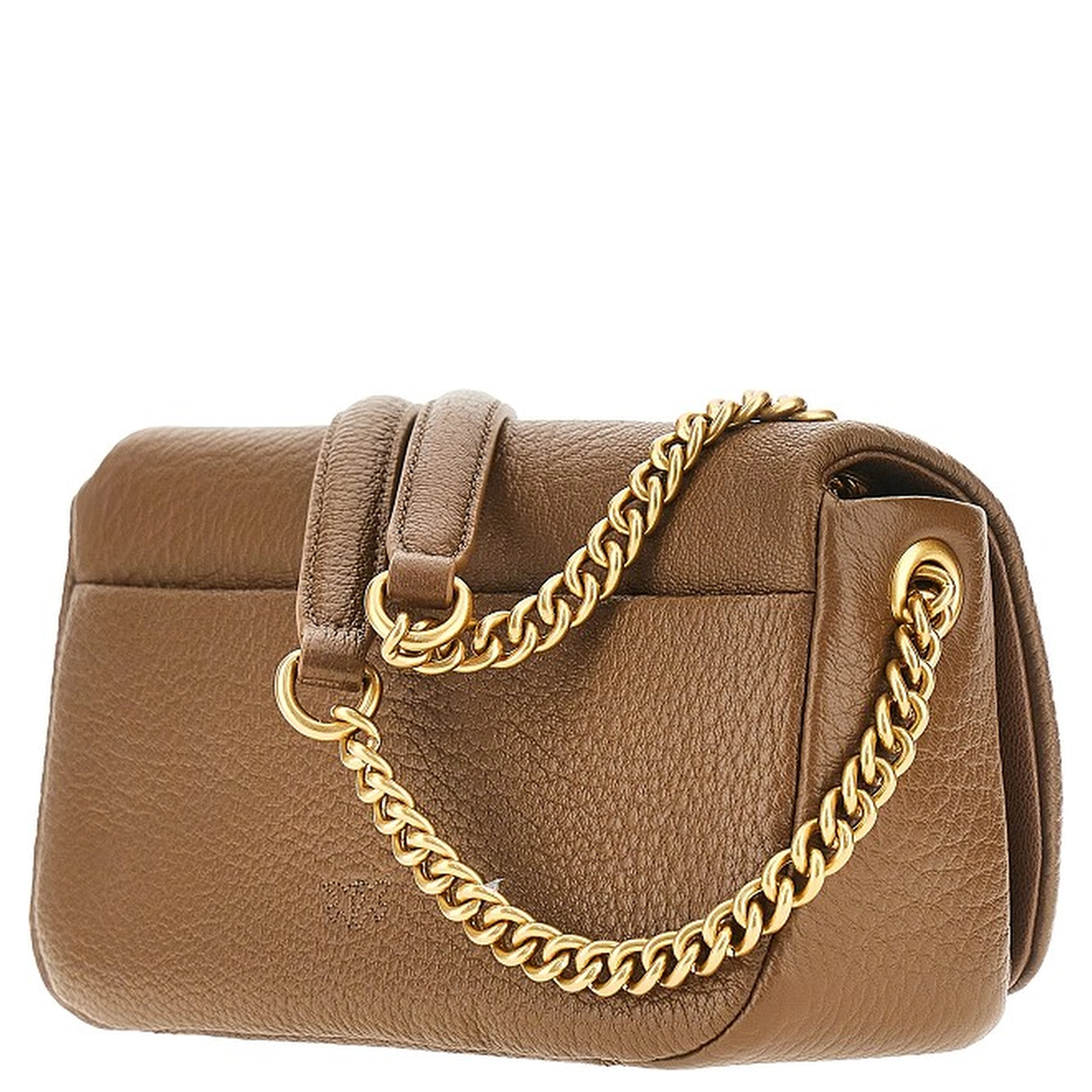 Leather large Click Soft Horizontal bag