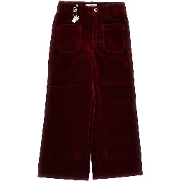 Velvet pants with charms
