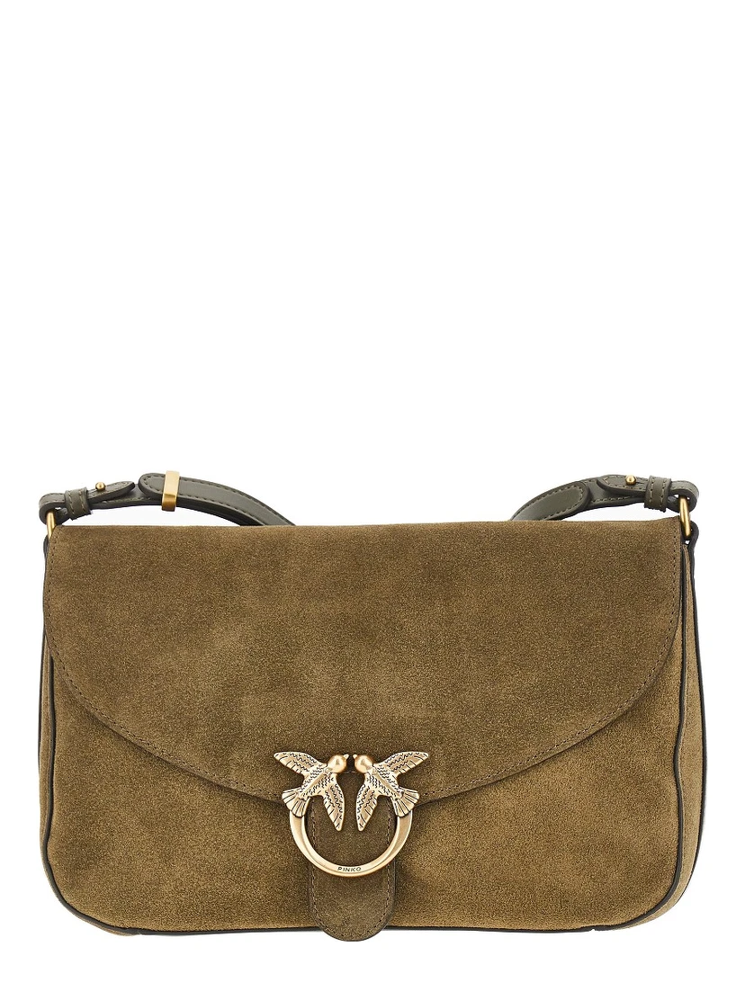 Suede leather medium  Love Bag Satchel bag