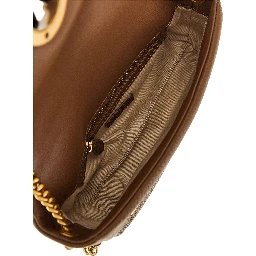 Leather large Click Soft Horizontal bag