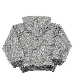 Mélange jersey hoodie