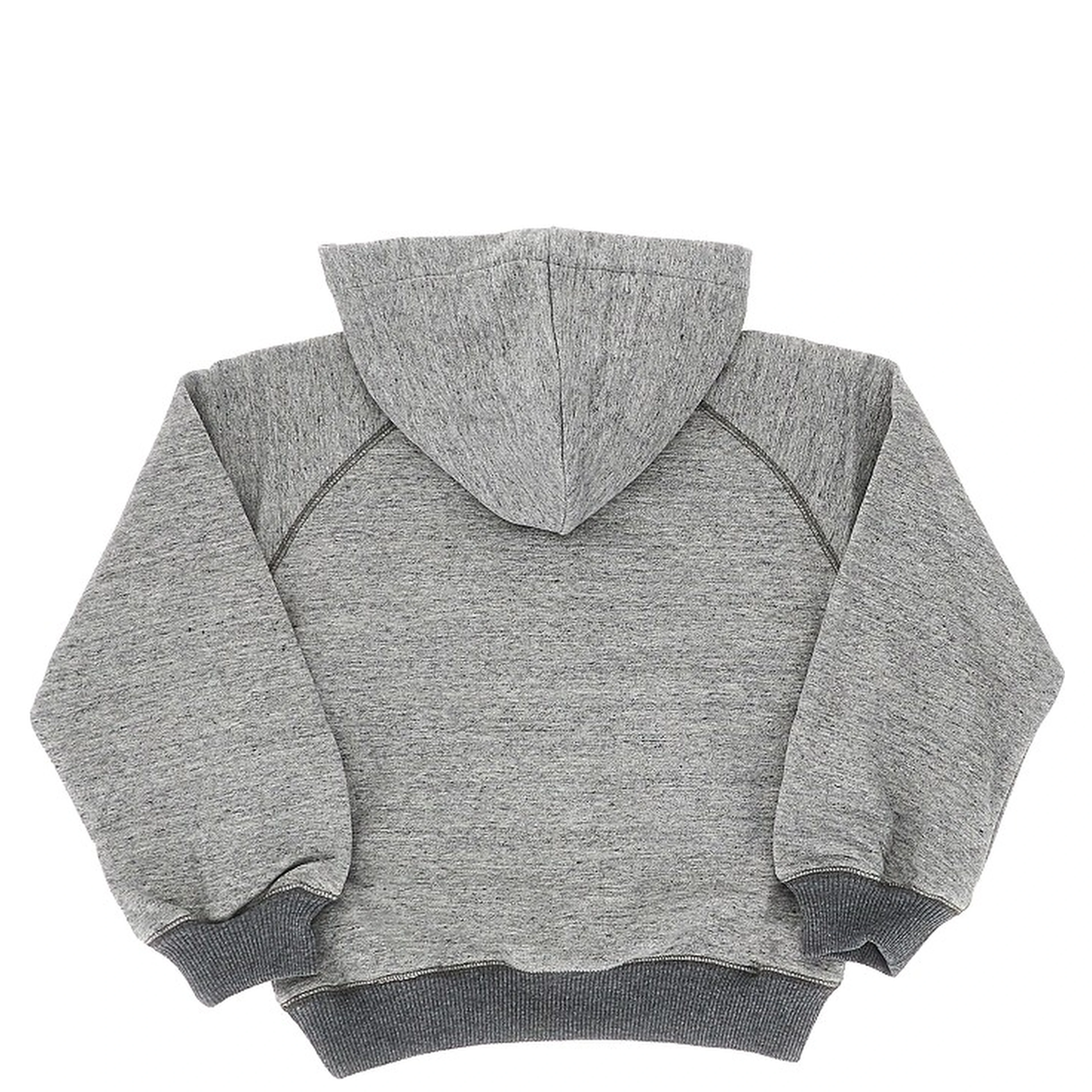 Mélange jersey hoodie