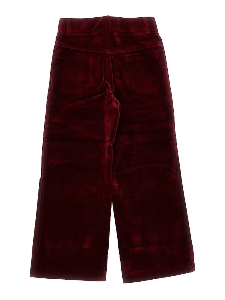 Velvet pants with charms alternative