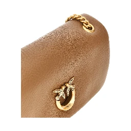 Leather large Click Soft Horizontal bag