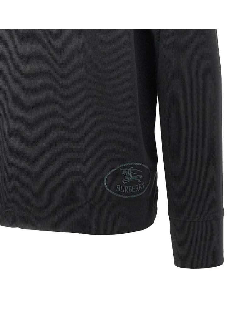 Ribbed jersey long-sleeved T-shirt alternative