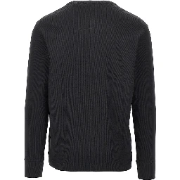 Ribbed jersey long-sleeved T-shirt