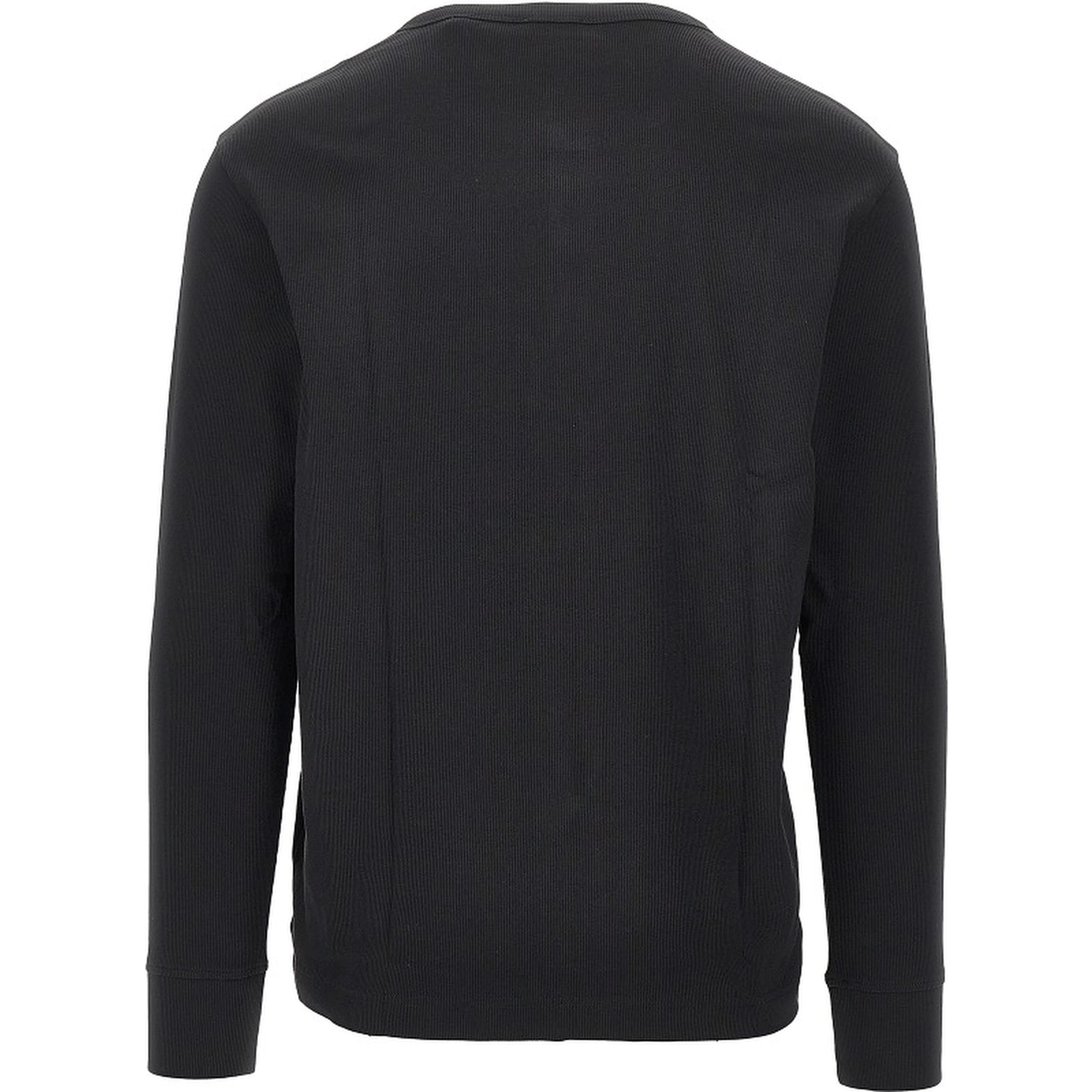 Ribbed jersey long-sleeved T-shirt