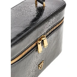 Shiny leather vanity case