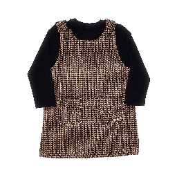 Overalls dress and T-shirt set